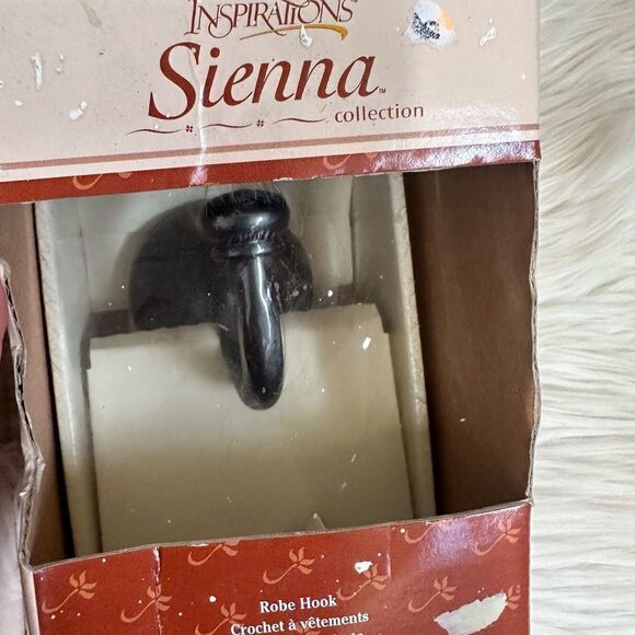 Sienna Collection by Inspirations Bathroom Hardware Accessories Set Black - Picture 14 of 15